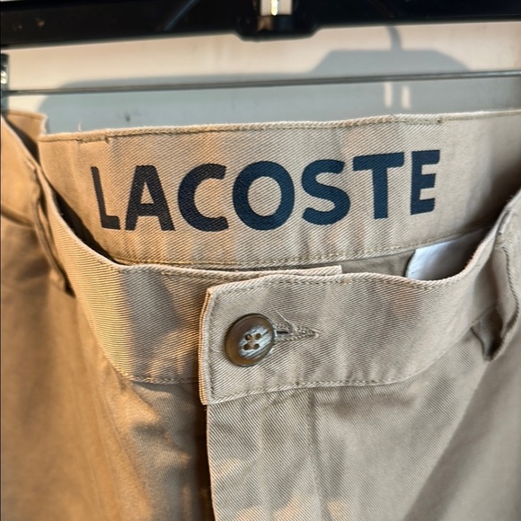 Lacoste Men's Khaki Chinos - Picture 2 of 6
